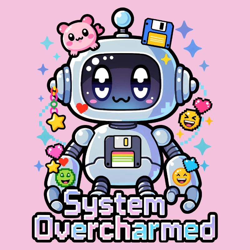 🤖 - Système surcharmé – Robot avec des breloques numériques