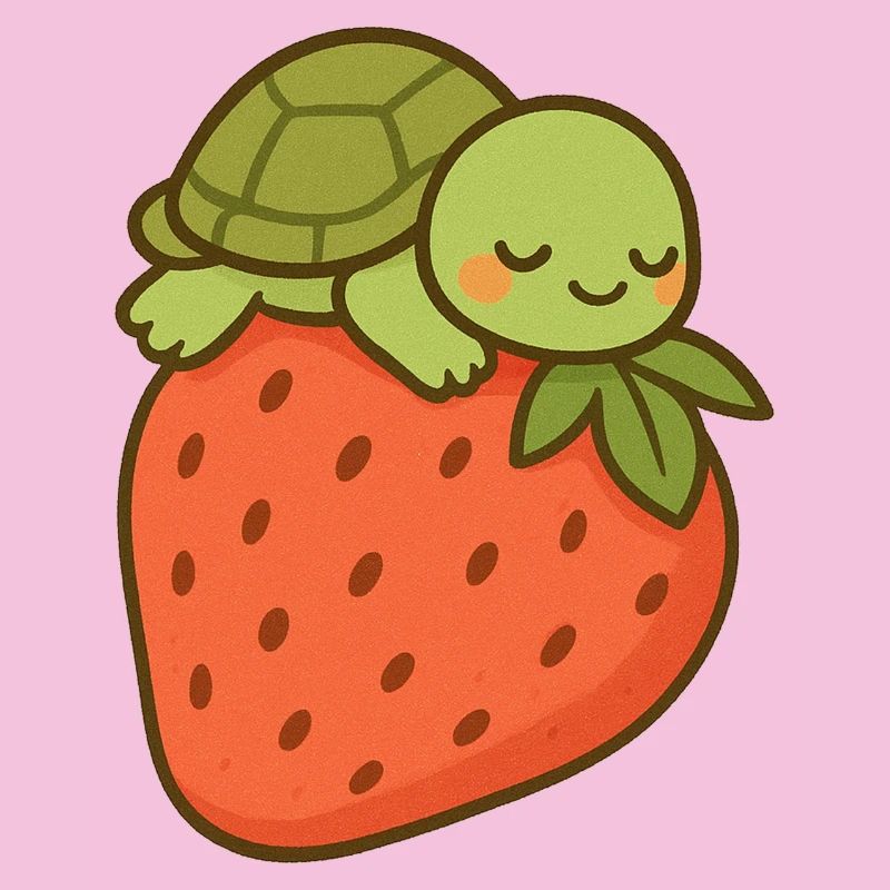Strawberry Turtle Cozy