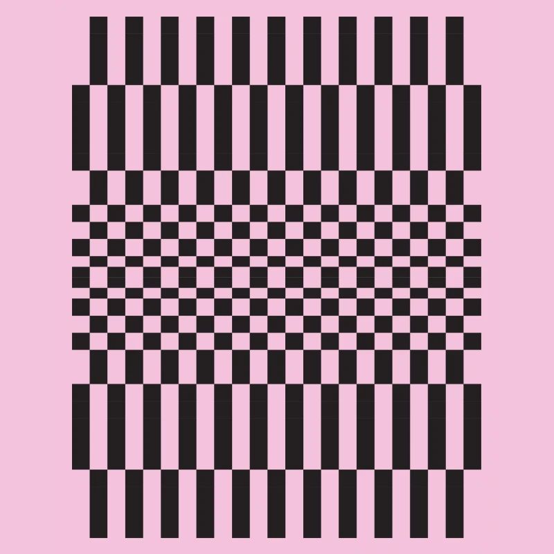 Geometric chessboard Grid Pattern
