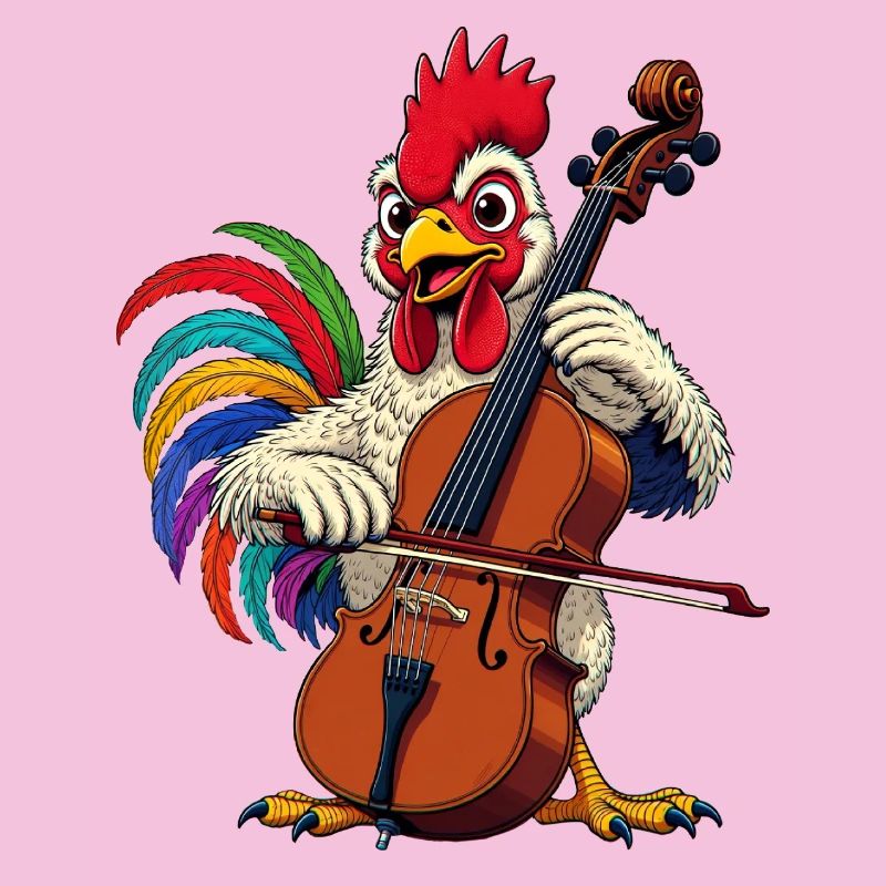 Hahn joue du violoncelle