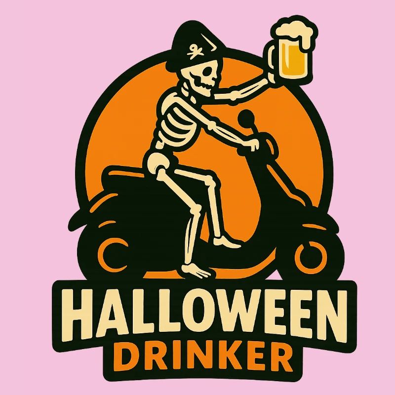 Skeleton Drinker Halloween