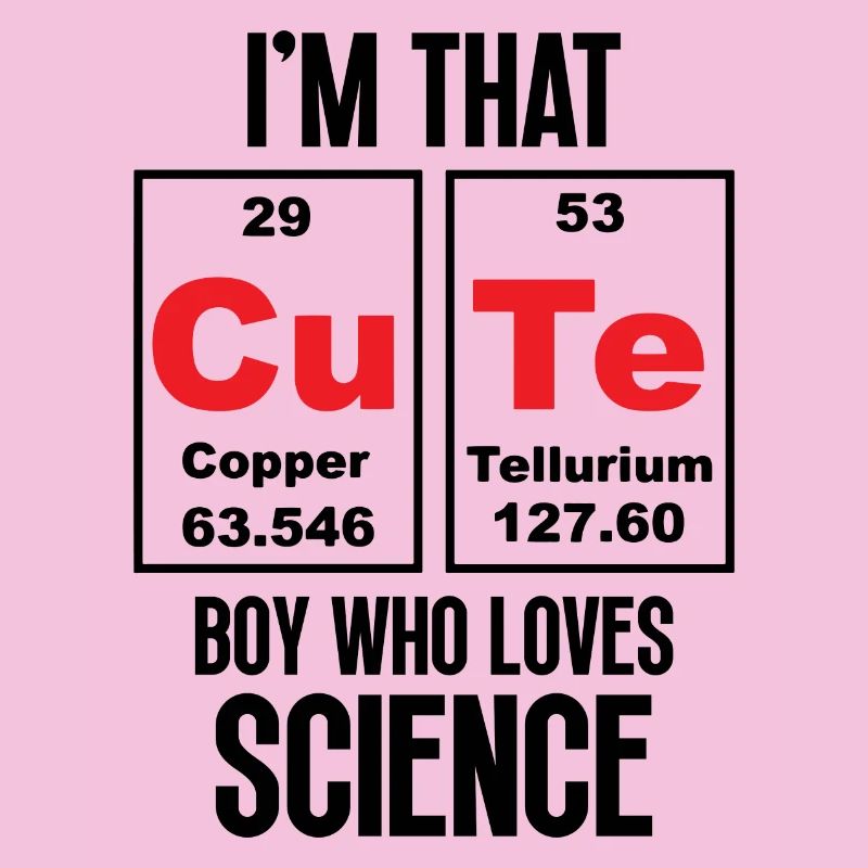 Je suis ce garçon mignon qui aime la science