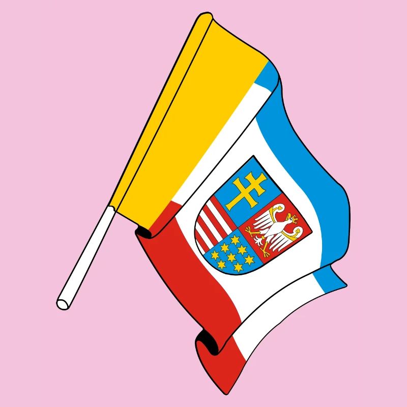 Drapeau Sainte-Croix Pologne