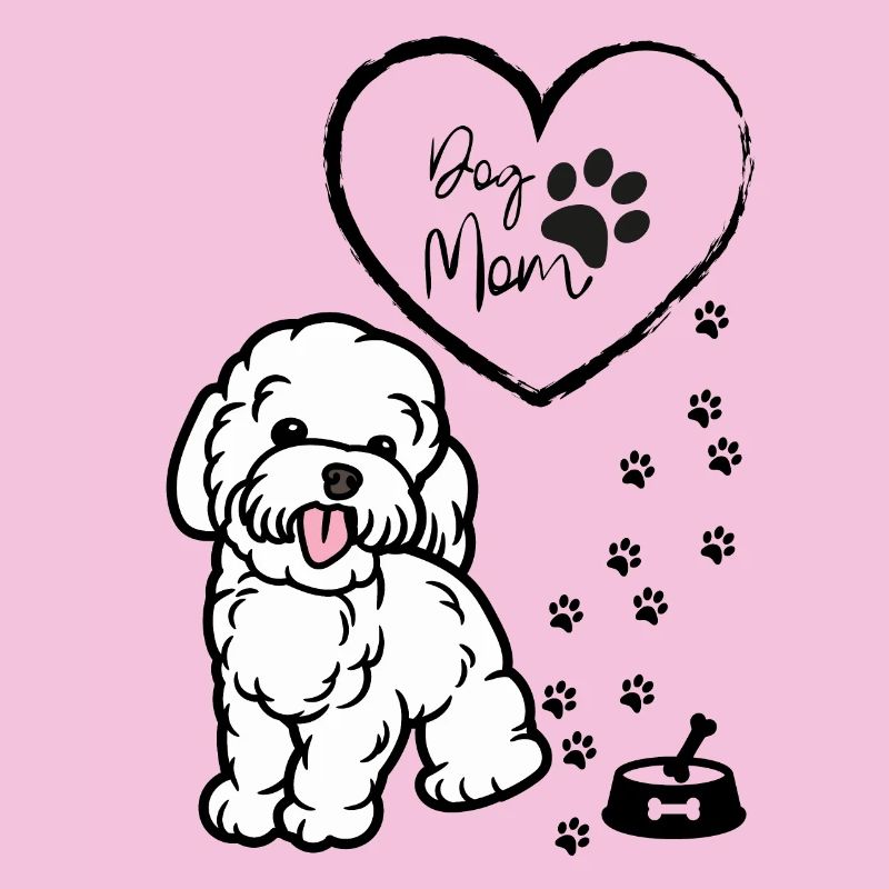 Pull mignon pour maman chien, pull chiot pour femme