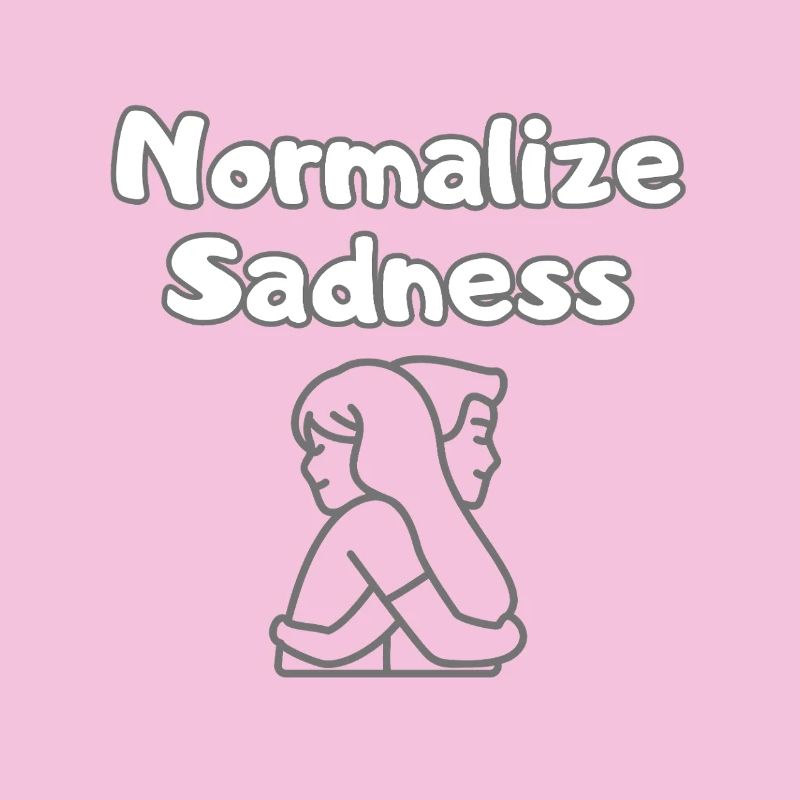 Normalize Sadness – Depression Is Real Shirt