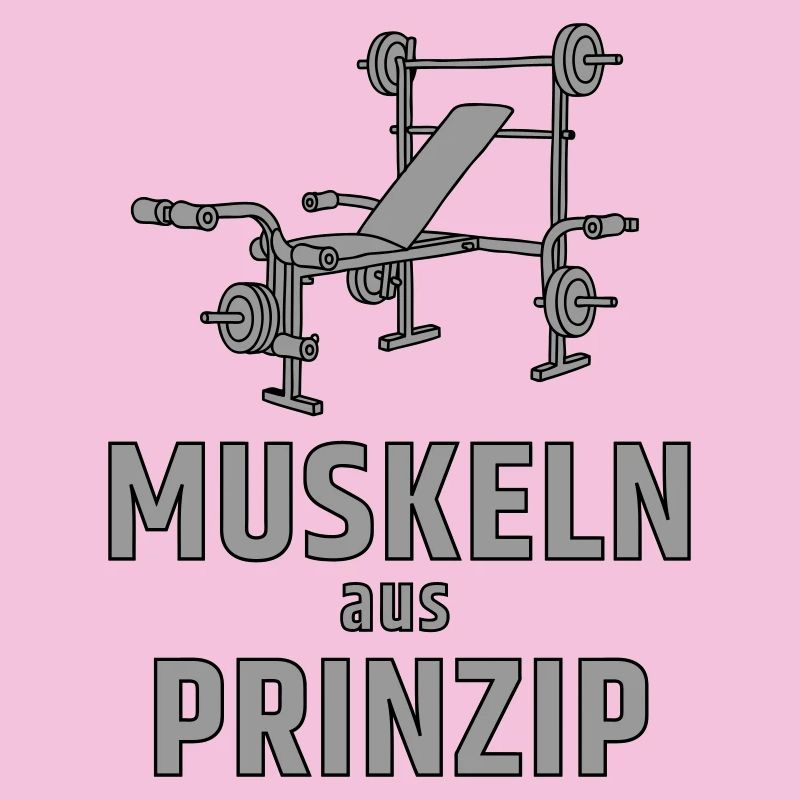 Muscles de principe - banc de musculation
