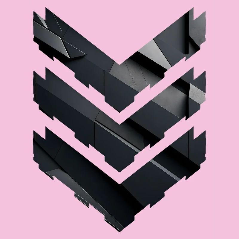 Abstraktes schwarzes geometrisches Muster