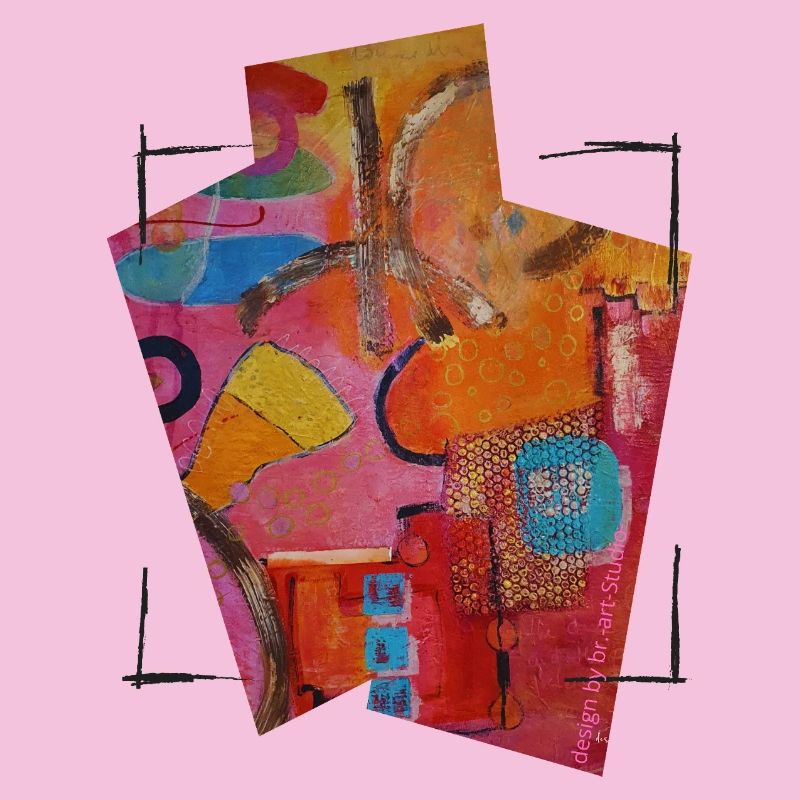 Art abstrait coloré pour la mode créative