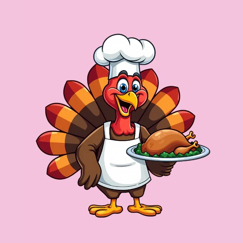 Cuisinier de dinde de Thanksgiving Thanksgiving
