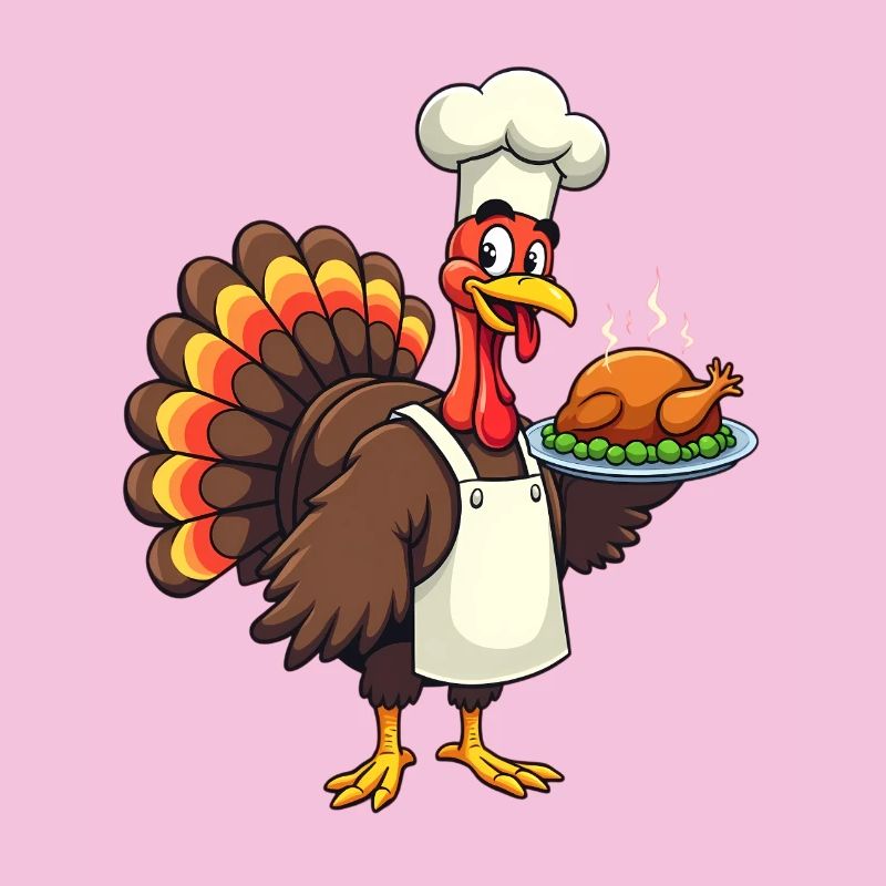 Cuisinier de dinde de Thanksgiving Thanksgiving