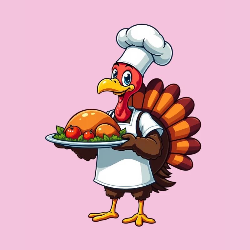 Cuisinier de dinde de Thanksgiving Thanksgiving