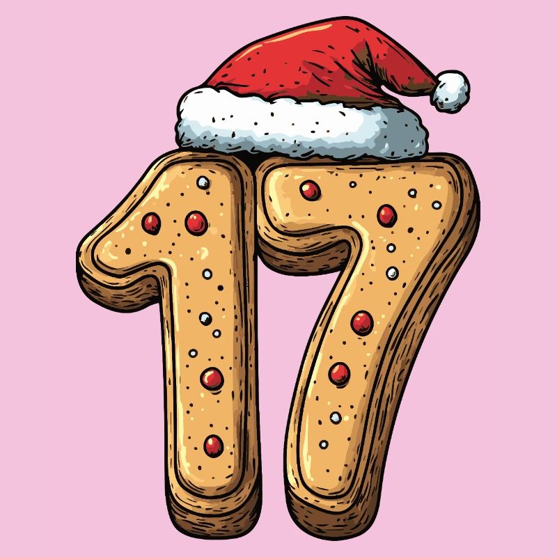 Biscuit de Noël à 17 chiffres