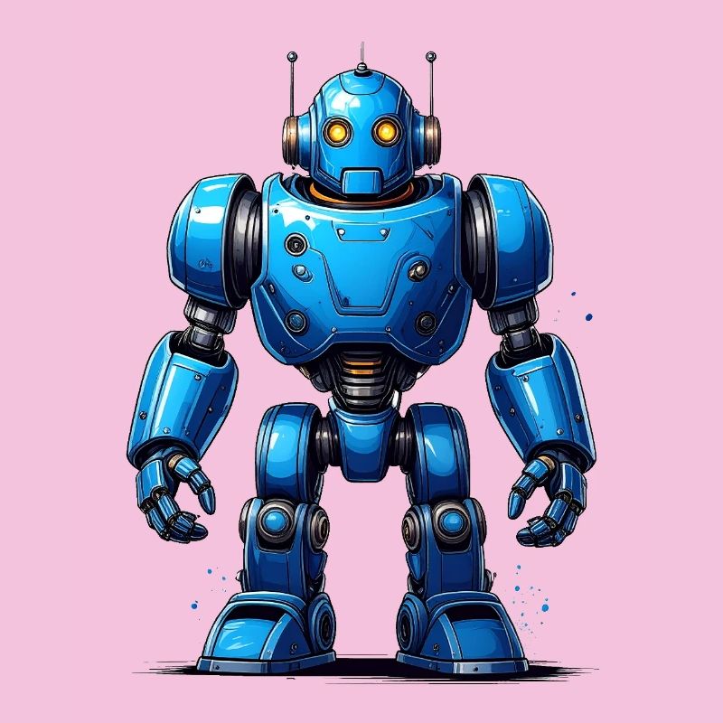 Blue robot