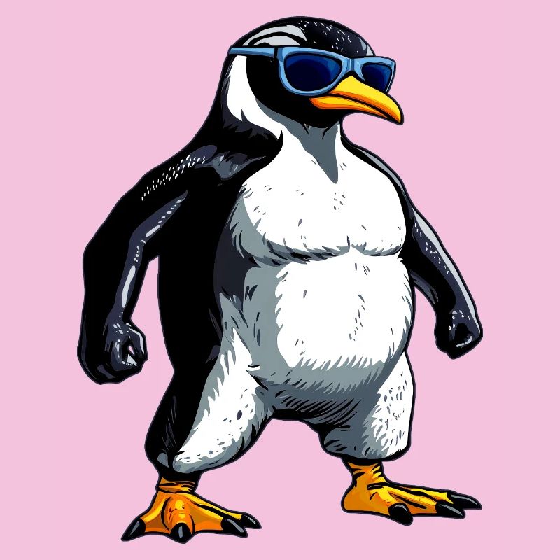 Pinguin Bodybuilder