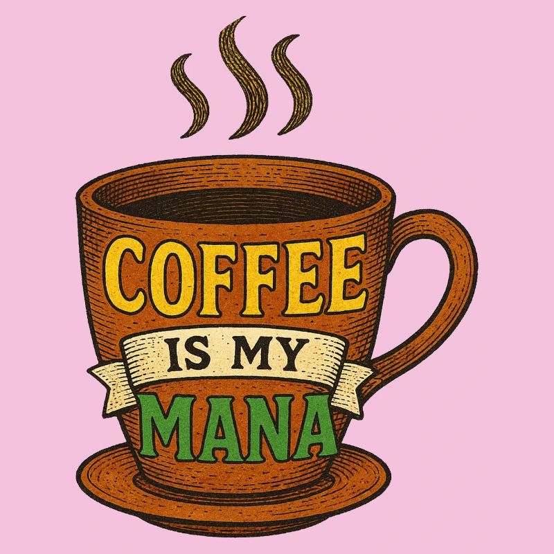 Coffee Mana Mug Illustration