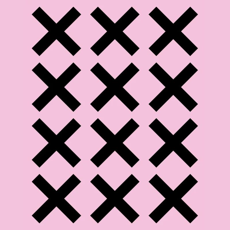 X pattern grid design