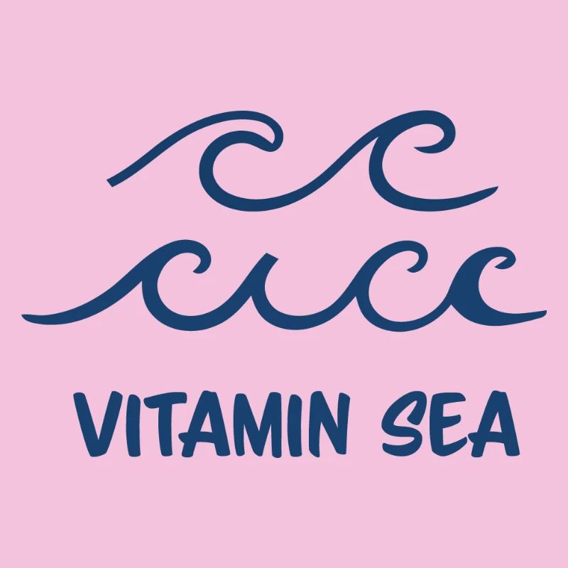 Vitamine Sea Ocean Waves Conception minimale de plage