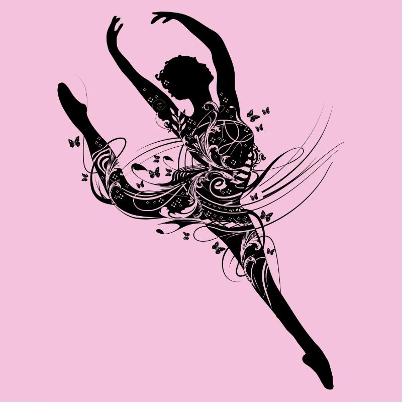 Une danseuse de ballet en robe de ballet imaginati