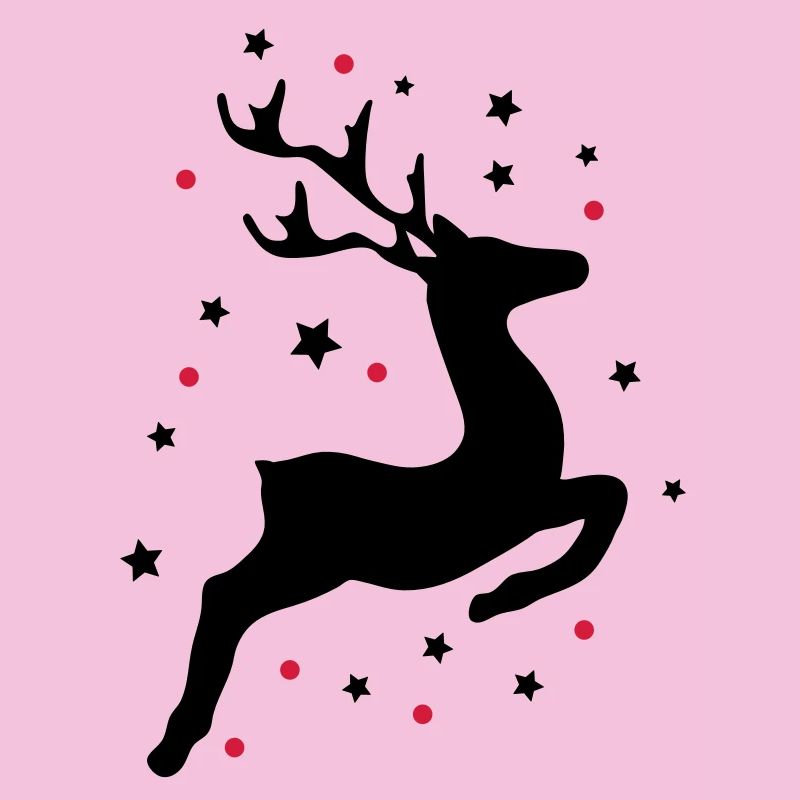 leaping reindeer