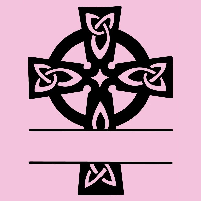 Logo du monogramme de croix celtique