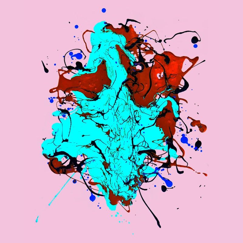 Rougeturquoise.Éclaboussure
