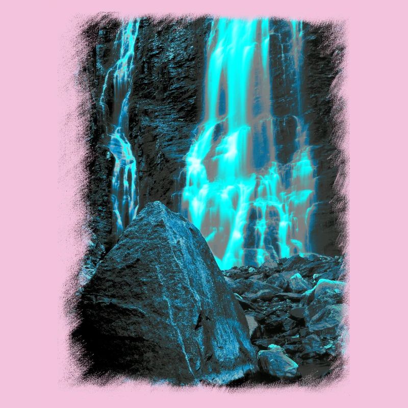 Felsiger Wasserfall