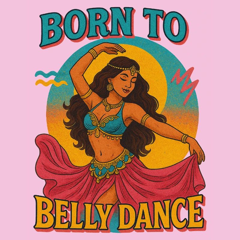 Belly Dance Inspired Boho Illustration