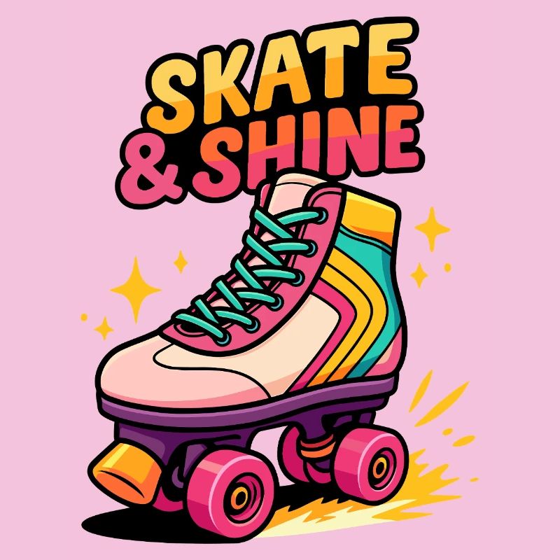 Skate & Shine Neon Roller