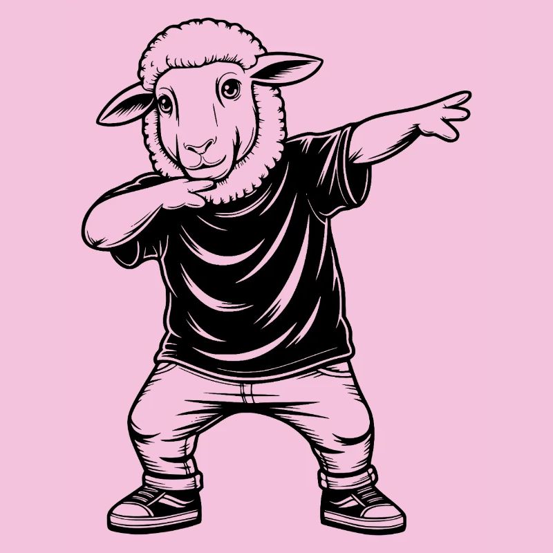 Dabbing Schaf