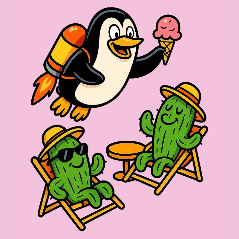 Jetpack Pinguin