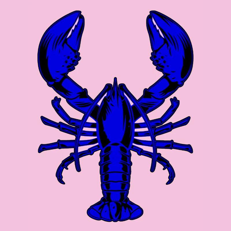 Blauer Hummer