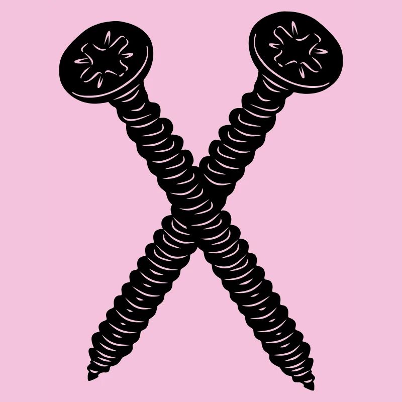 Deux vis croisées