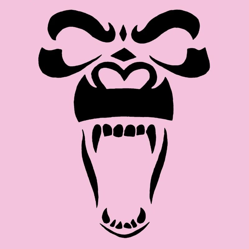 Schwarzer Gorilla