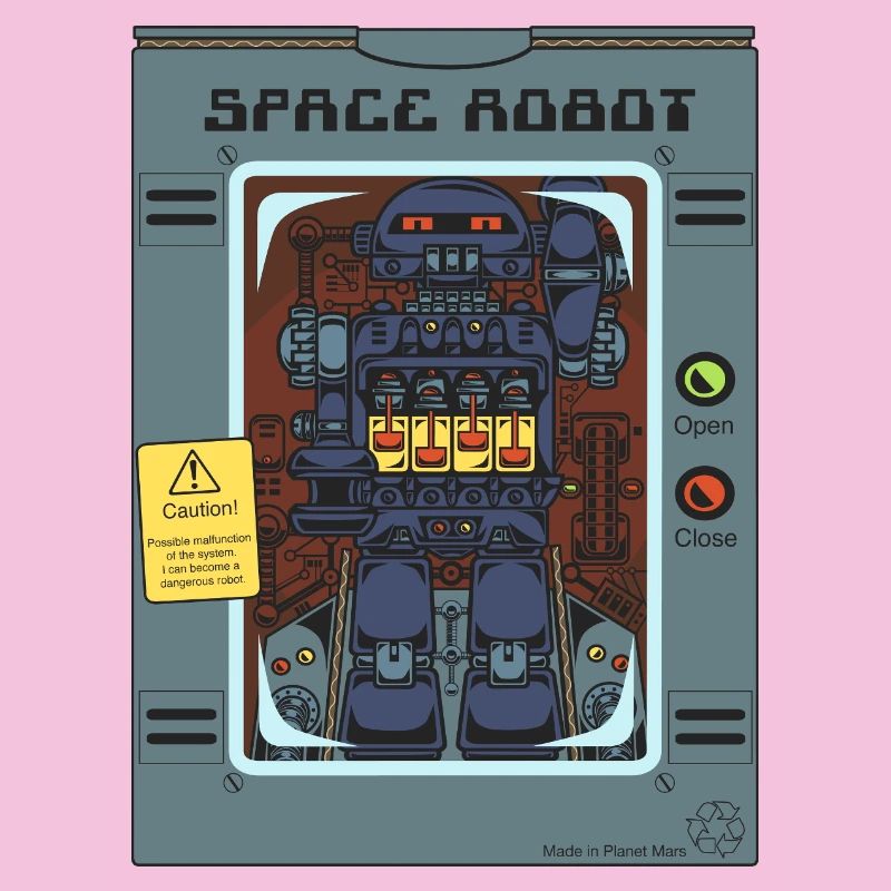 Robot spatial jouet.