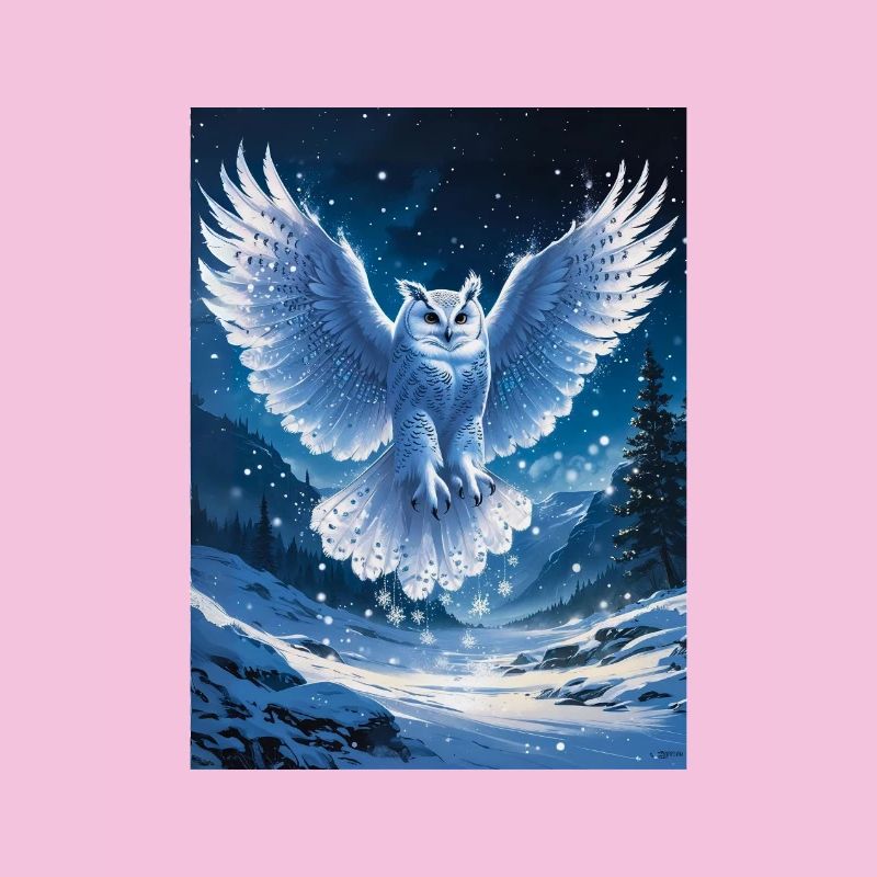Schnee-Eule