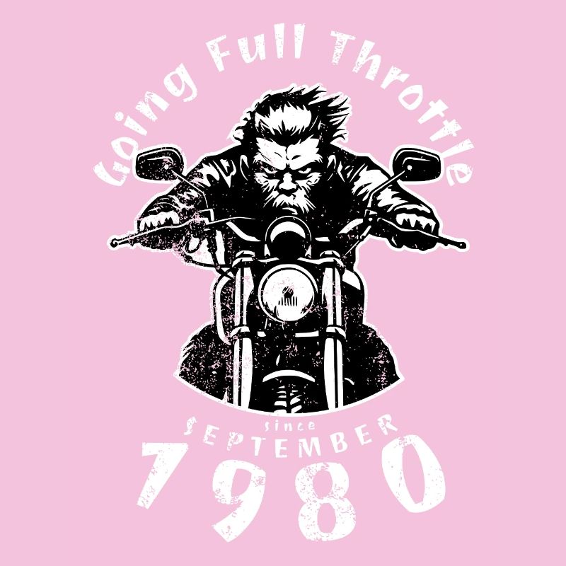 45. Geburtstag Going Full Throttle Since 09/1980