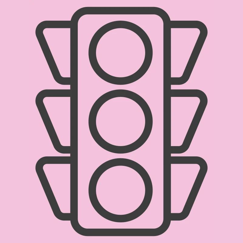 Traffic Light Line Icon