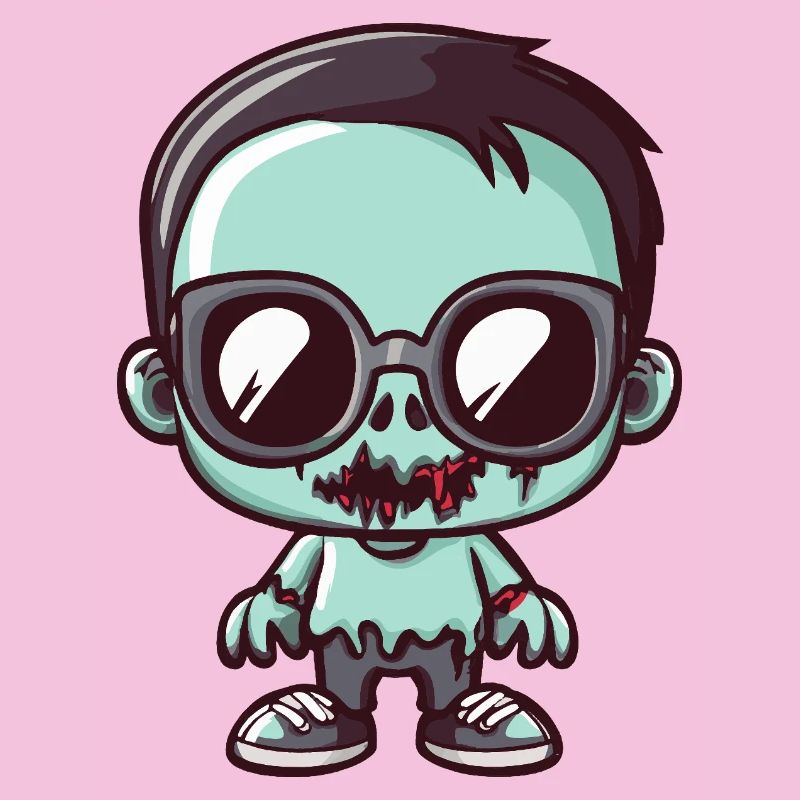 Zombie Stil Illustration