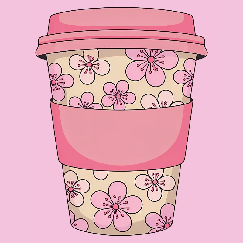 Kirschblüten Kaffeetasse