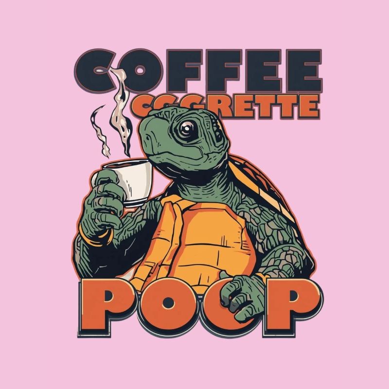 Lizard Turtle Coffee Butt Gaff Cigarette