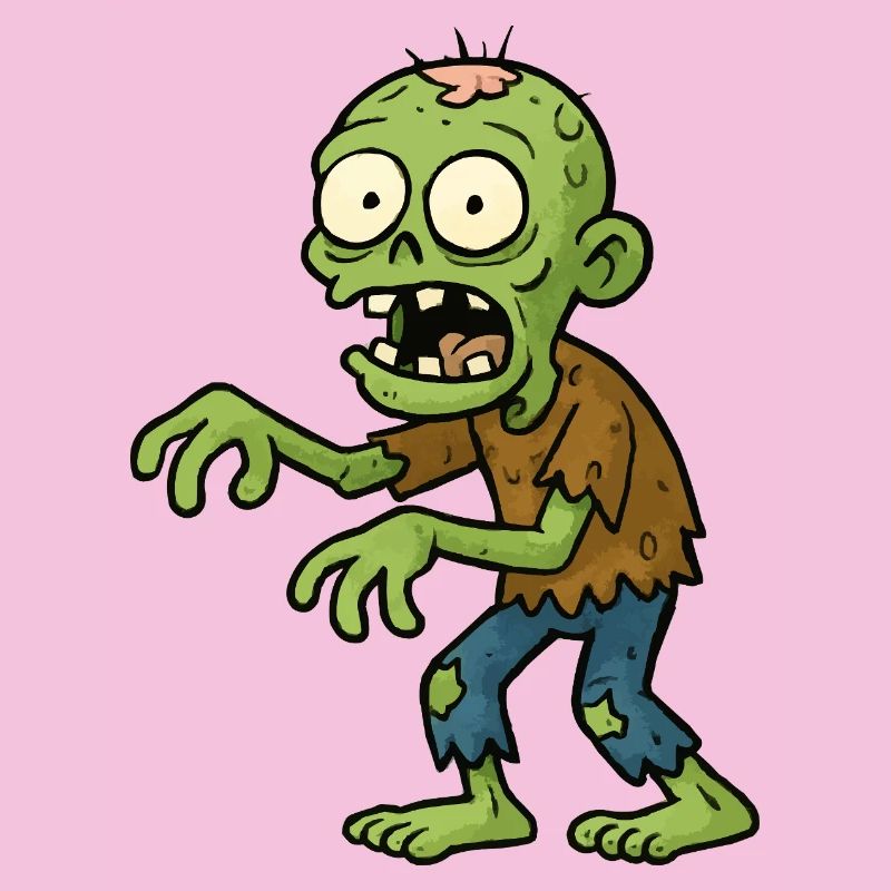Gruseliger Comic Zombie