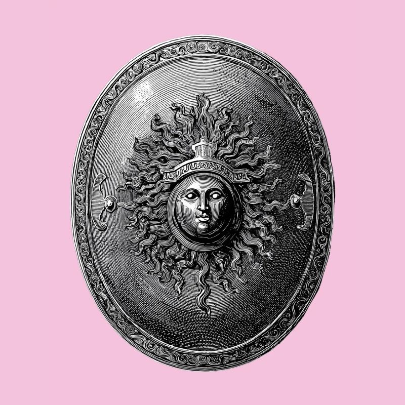 Bouclier antique – Gravure classique