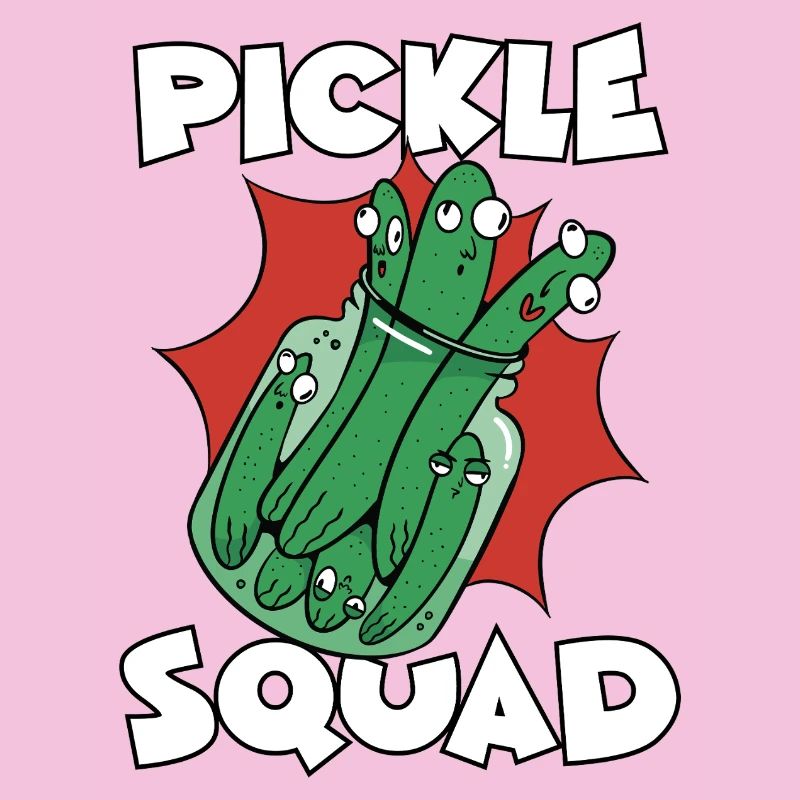 Équipe de concombres Pickle Squad Troupe de concombres Pickle Jar