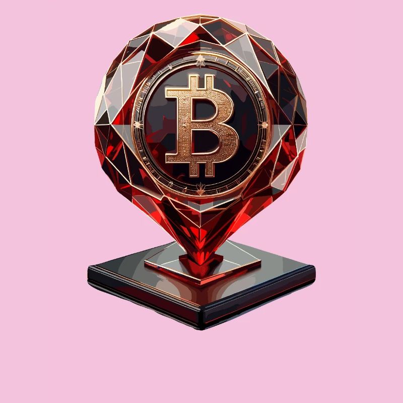 Conception exclusive du trophée Bitcoin