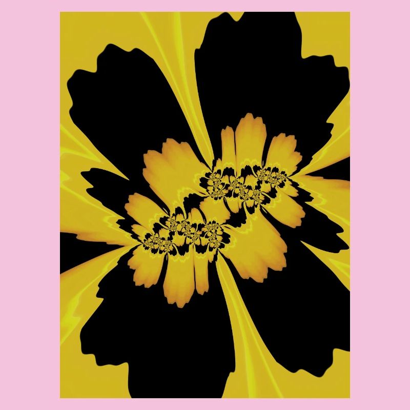 Gelb Schwarz Blume