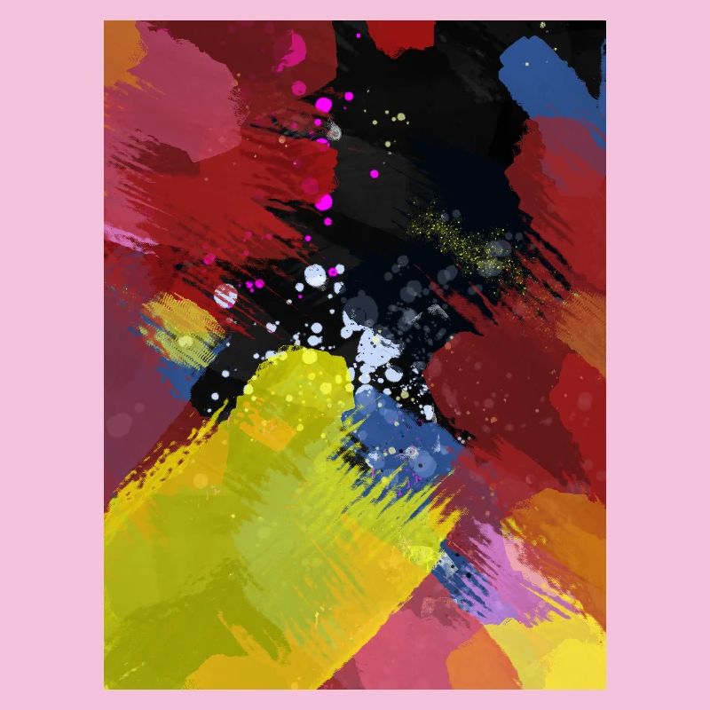 Colour explosion Abstract colour areas