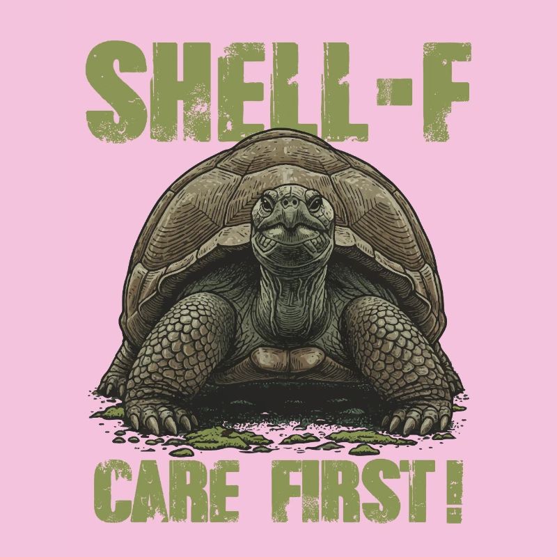 Turtle Shell-f Care First Humor