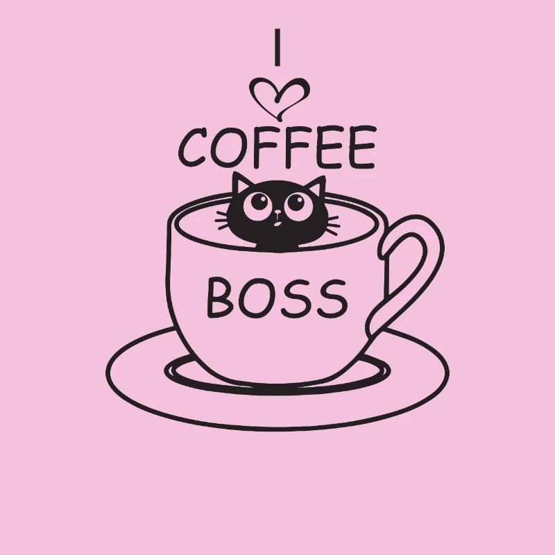 Chat de café