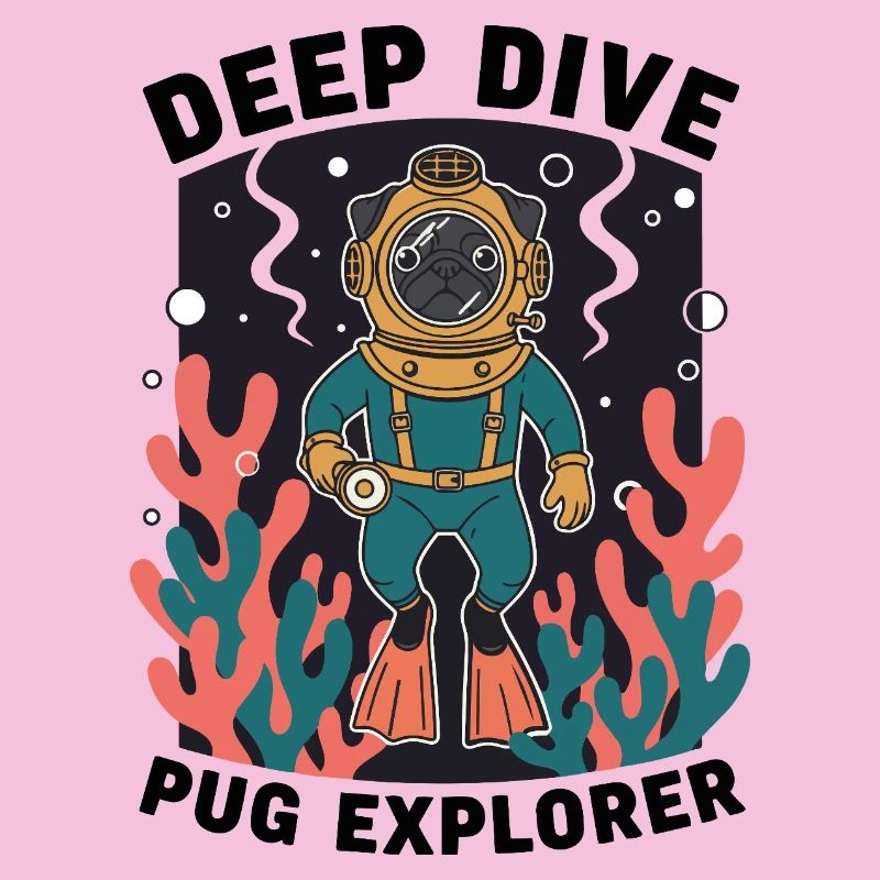 Deep Dive Pug Explorer Pug Diver