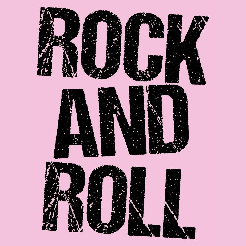 Conception typographique en dégradation rock and roll